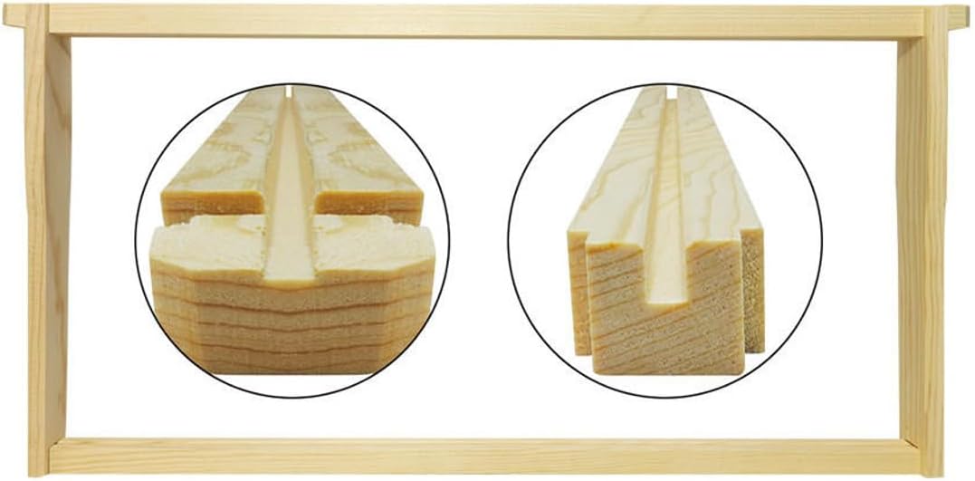 DEEP Size Unassembled Pine Frames - Grooved Top and Bottom Bars