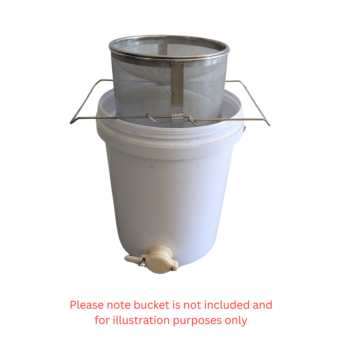 Jumbo Stainless Steel Honey Strainer