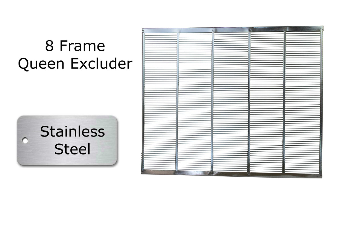 8 Frame Stainless Steel Queen Excluder