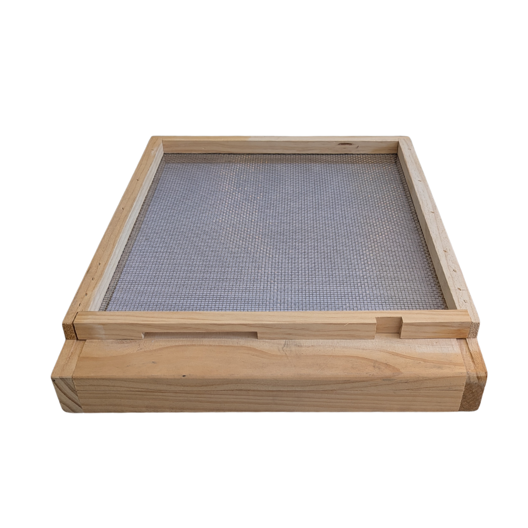 10 Frame Beehive Base - Mesh Vented Bottom Board With Drawer Trap
