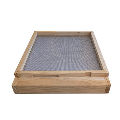 10 Frame Beehive Base - Mesh Vented Bottom Board With Drawer Trap