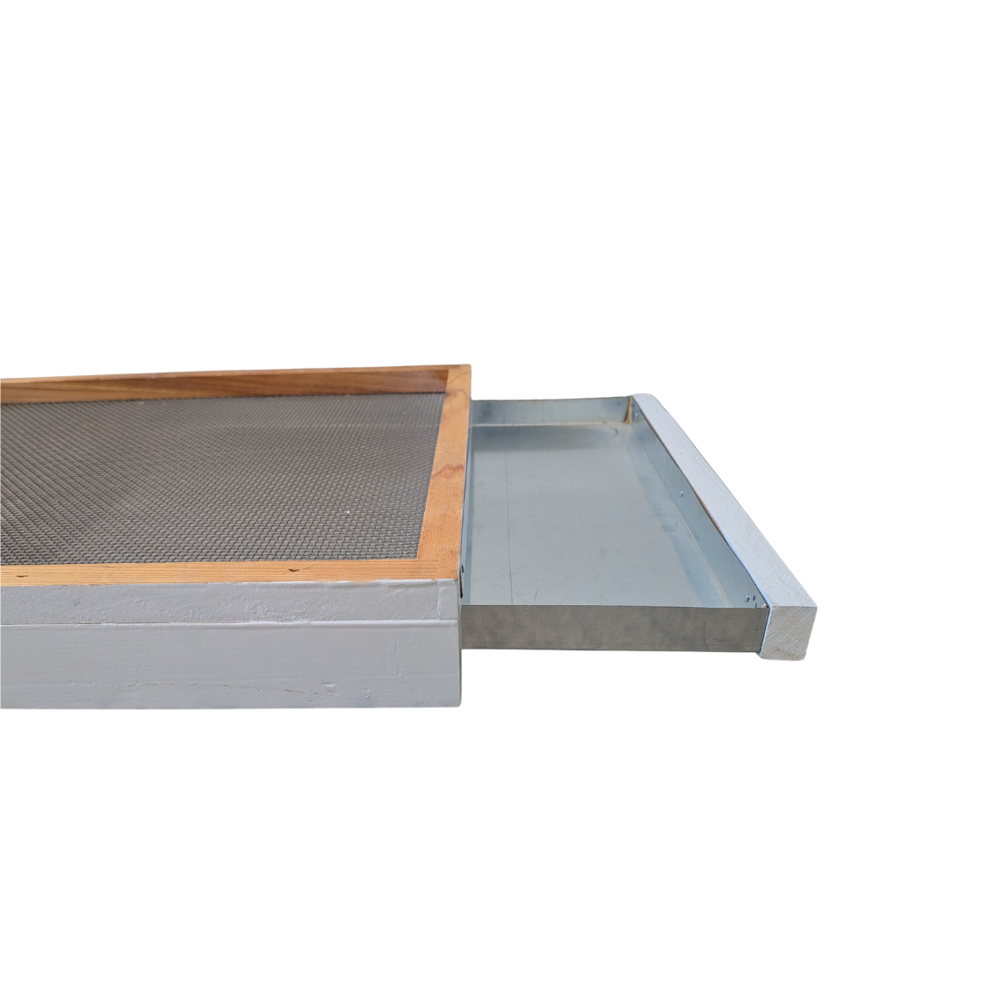 10 Frame Beehive Base - Mesh Vented Bottom Board With Drawer Trap