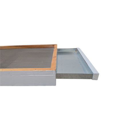 10 Frame Beehive Base - Mesh Vented Bottom Board With Drawer Trap