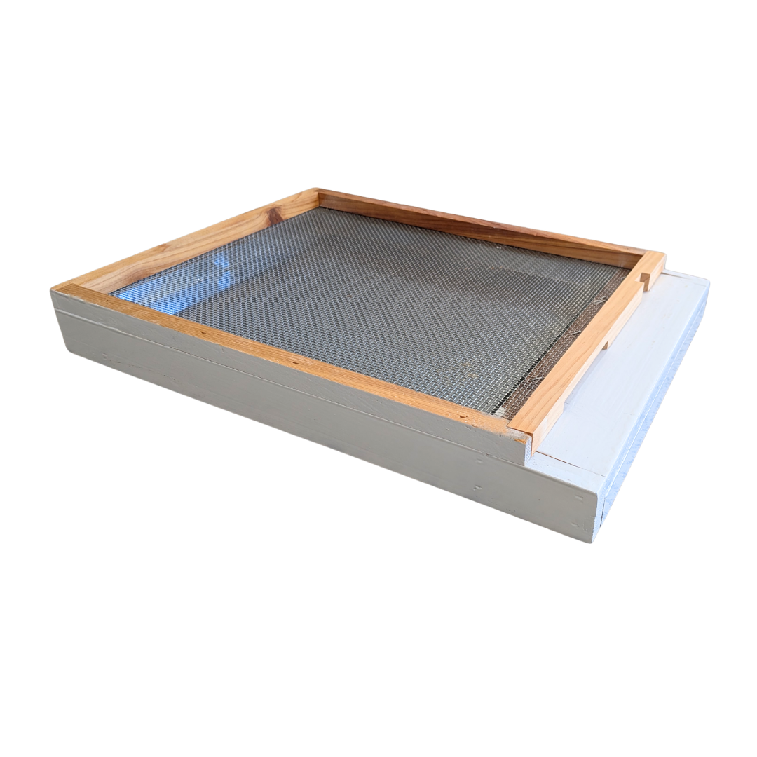 10 Frame Beehive Base - Mesh Vented Bottom Board With Drawer Trap