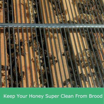 10 Frame Metal Queen Excluder, Galvanized Wire for Langstroth Hives