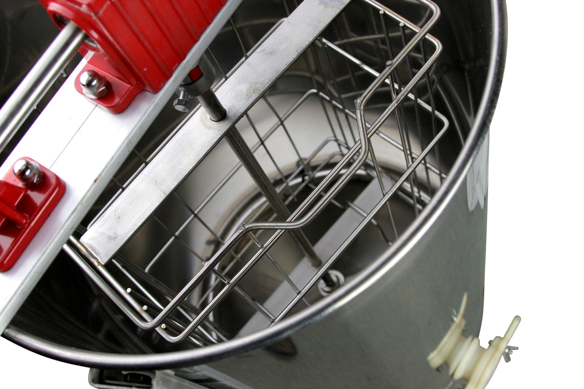 2 Frame Stainless Steel Manual Honey Extractor