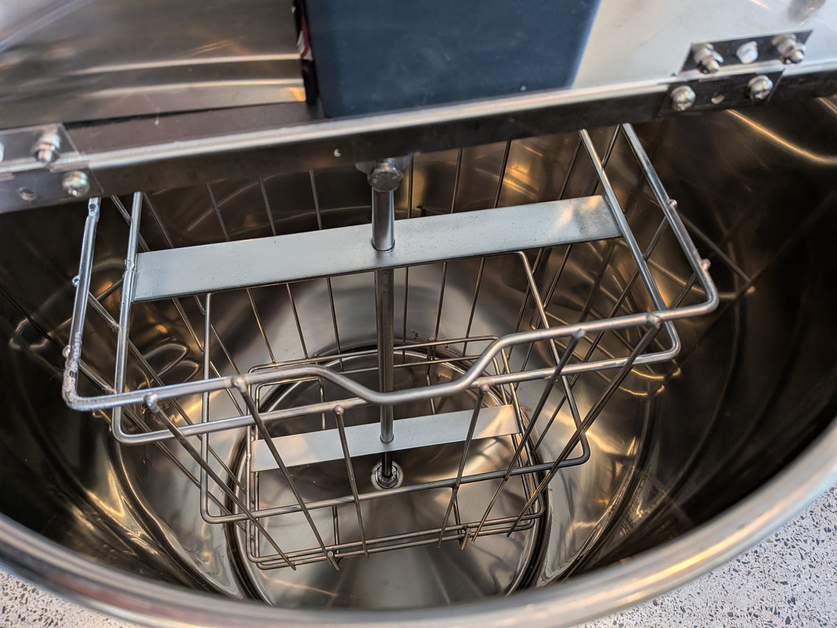 2 Frame Stainless Steel Electric Honey Extractor