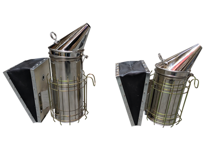 Stainless Steel Smoker With Shield