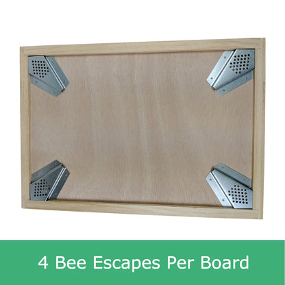 Bee Escape Board - 10 Frame Size - Corner Escapes