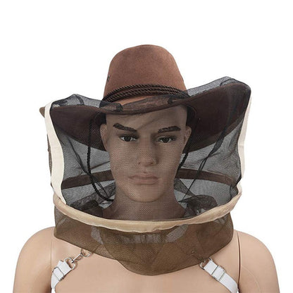Cowboy Style Beekeeping Veil Hat