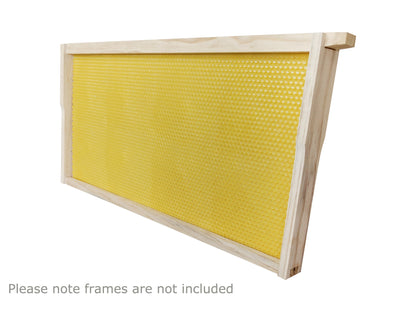 Plastic Beekeeping Foundation - Deep - Yellow or Black