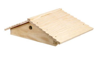 10 Frame Gabled Beehive Outer Cover, Pitched Garden Hive Roof in Pine