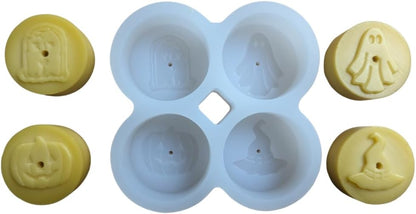 Silicone Tealight Candle Mold - Makes 4 Tea Light Candles