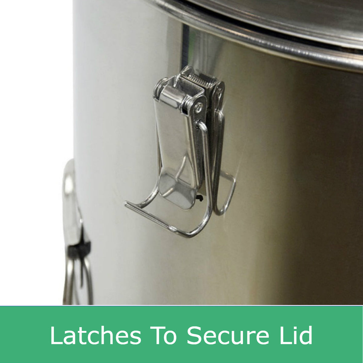 9.5 Gallon Stainless Steel Honey Settling Tank with Double Strainer and Gate (114 lb)