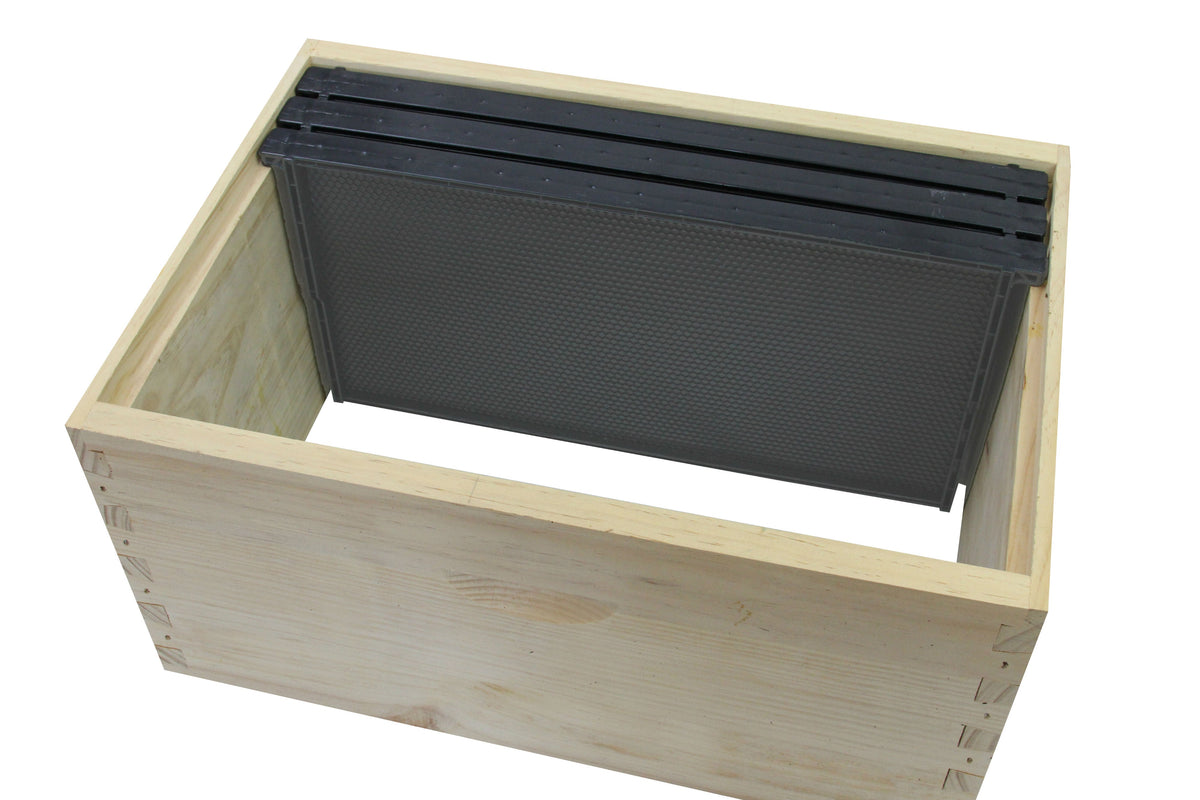 Black Plastic Beehive Frames - Deep Langstroth Frame for Bee Hives
