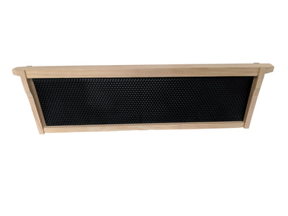 Case of 20 - SHALLOW Size Assembled Pine Frames with Plastic Foundation
