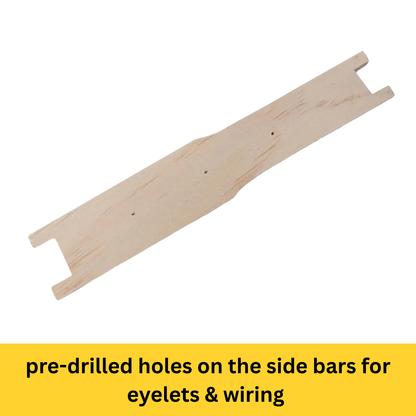 MEDIUM Size Unassembled Pine Frames - Grooved Top and Bottom Bars