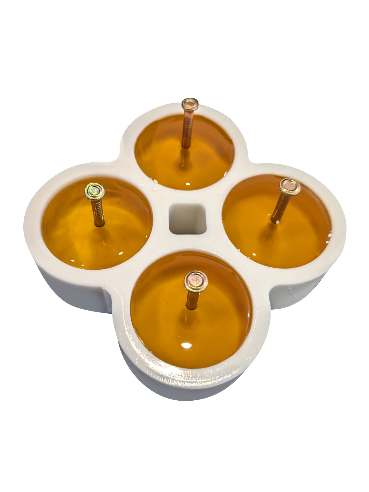 Silicone Tealight Candle Mold - Makes 4 Tea Light Candles