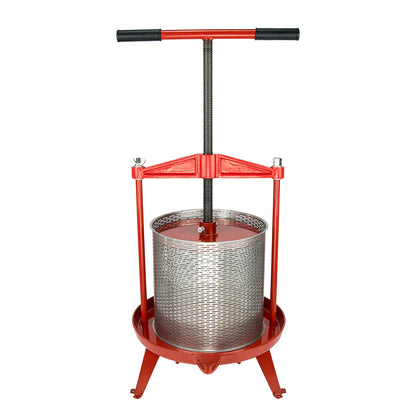 3.69 Gallon T-Bar Honey Press Wax Cappings Press