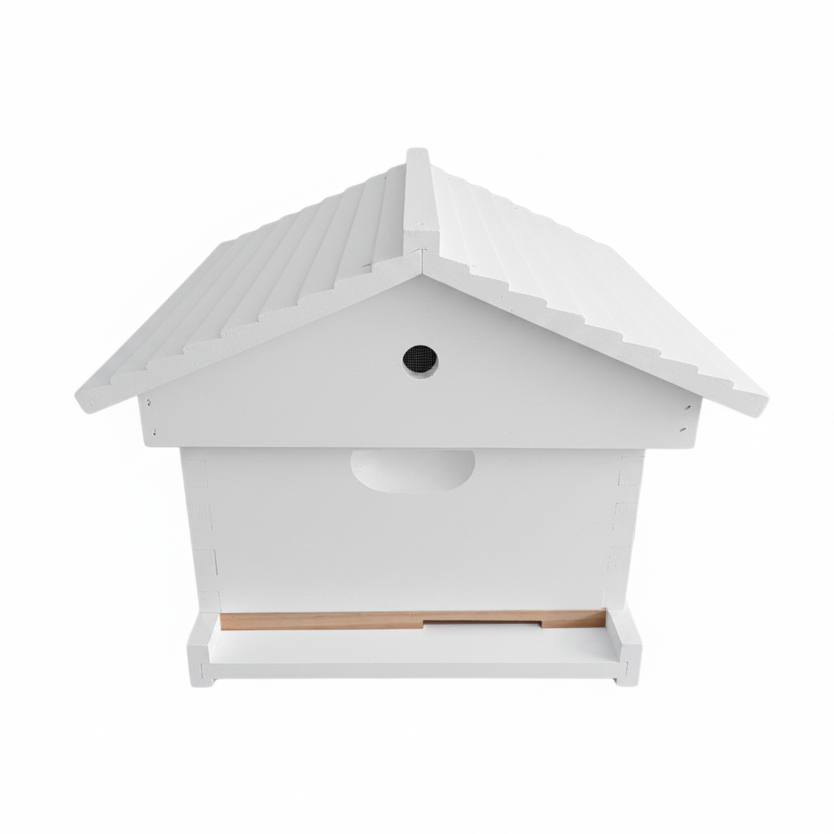 Single Level Beehive – 8 Frame, Gabled Cover (Assembled & Painted)