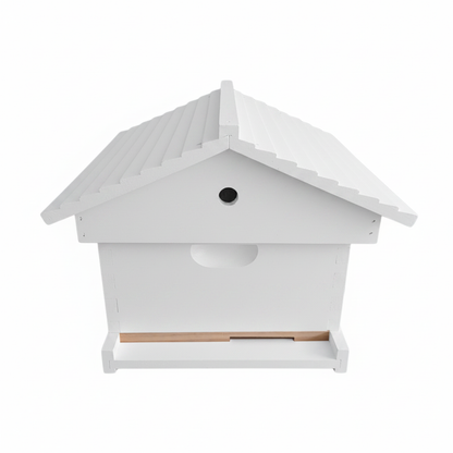 Single Level Beehive – 8 Frame, Gabled Cover (Assembled & Painted)