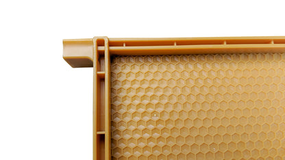 Case of 25 - Yellow Plastic Beehive Frames - Deep Langstroth Frames for Deep Hive